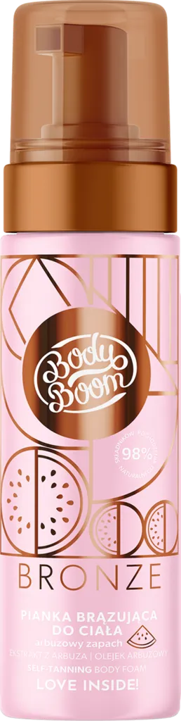 BodyBoom Bronze, Pianka brązująca do ciała o zapachu arbuzowym