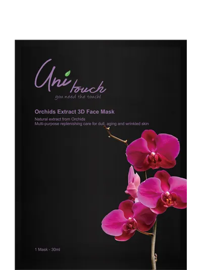 UniTouch Orchids Extract 3D Face Mask (Maseczka do twarzy z ekstraktem z orchidei)