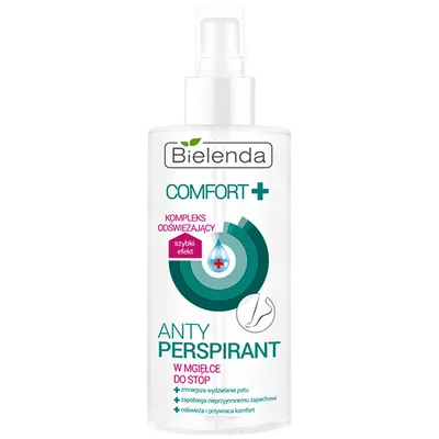 Bielenda Comfort+, Antyperspirant - mgiełka do stóp