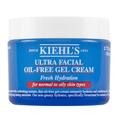 Kiehl's Ultra Facial Oil-Free Gel Cream (Beztłuszczowy nawilżający krem-żel do twarzy do skóry normalnej i tłustej)