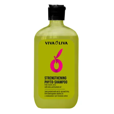 Alliance of Beauty Viva Olive, Strengthening Phyto- Shampoo For Hair Loss With Olive And Burdock Oil (Wzmacniający fito-szampon do włosów z oliwą z oliwek i olejem łopianowym)