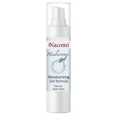Nacomi Hialuronic Gel Intensive Moisturizer (Hialuronowe serum żelowe do twarzy)