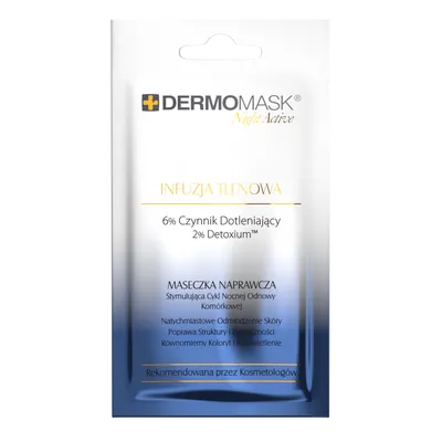 L'biotica Dermomask Night Active, Maseczka naprawcza `Infuzja tlenowa`