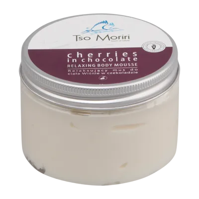 Tso Moriri Relaxing Body Mousse cherries in chocolate (Relaksujący mus do ciała Wiśnie w Czekoladzie,)