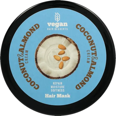 Vegan Hair Desserts Coconut & Almond Cream Hair Mask (Maska do włosów)
