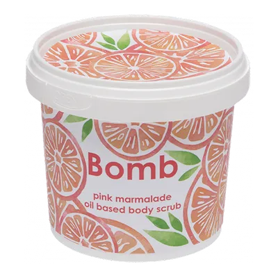 Bomb Cosmetics Pink Marmalade, Shower Body Polish (Peeling pod prysznic)