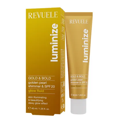 Revuele Luminize, Gold & Bold Glow Fluid (Rozświetlający fluid do twarzy i ciała)