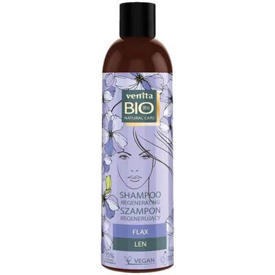 Venita Bio Natural Care, Shampoo Regenerating Flax (Regenerujący szampon  do włosów `Len`)
