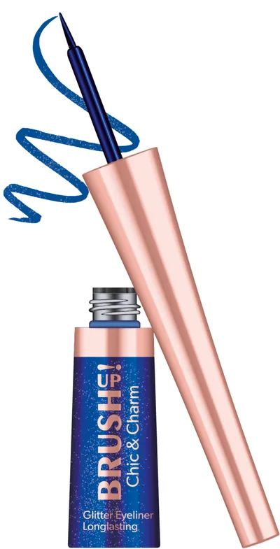 Brush Up by Maxineczka Chic & Charm, Glitter Eyeliner Longlasting (Brokatowy eyeliner)