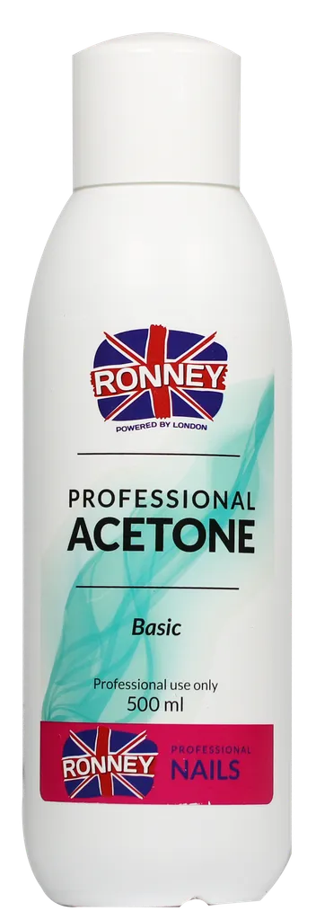 Ronney Professional, Basic  Acetone (Basic, Profesjonalny zmywacz do paznokci z acetonem)