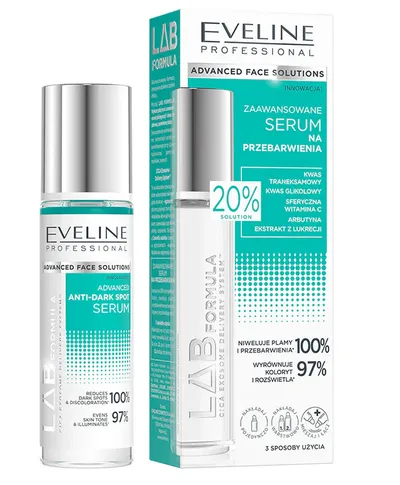 Eveline Cosmetics Advanced Face Solutions, Lab Formula, Zaawansowane serum na przebarwienia