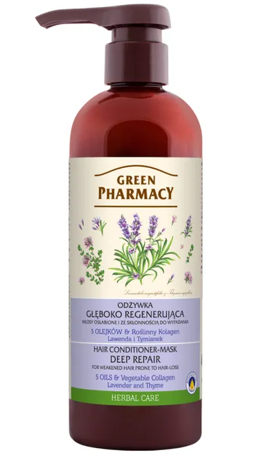 Green Pharmacy Odżywka do włosów osłabionych ze skłonnością do wypadania `Lawenda i tymianek`