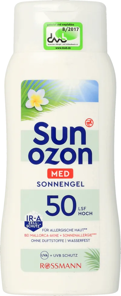 SunOzon Med, Sonnengel LSF 50 (Żel przeciwsłoneczny SPF 50)