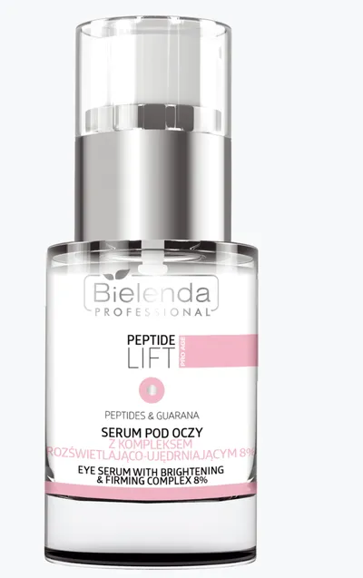 Bielenda Professional Peptide Lift, Serum pod oczy z kompleksem rozświetlająco-ujędrniającym 8%