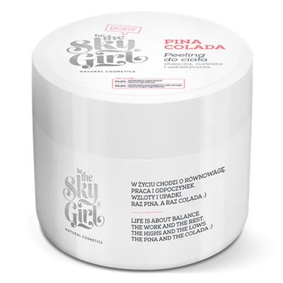 Be The Sky Girl Body,  Pina Colada Sugar Body Scrub (Cukrowy peeling do ciała)