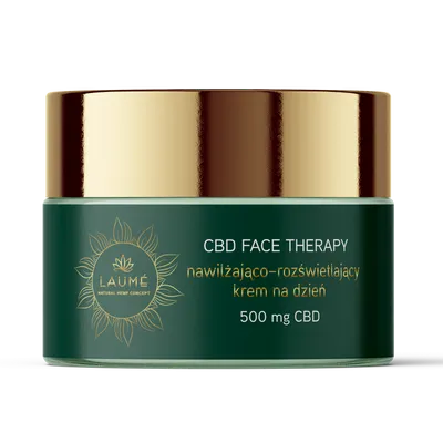 Laume CBD Face Therapy, Nawilżająco - rozświetlajacy krem na dzień