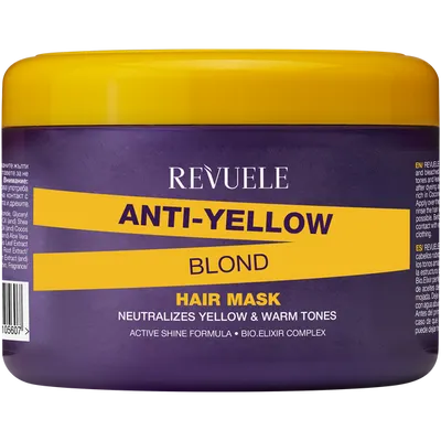 Revuele Anti-Yellow Blond Hair Mask (Tonująca maska do włosów blond)