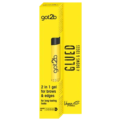 Got2b Glued 4 Brows & Edges, 2in1 Strong Hold Gel (Mocny żel do brwi)