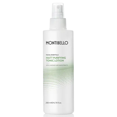 Montibello Facial Essentials, Matt Puryfying Tonic Lotion (Oczyszczający tonik z wyciągiem z rumianku i szałwii)