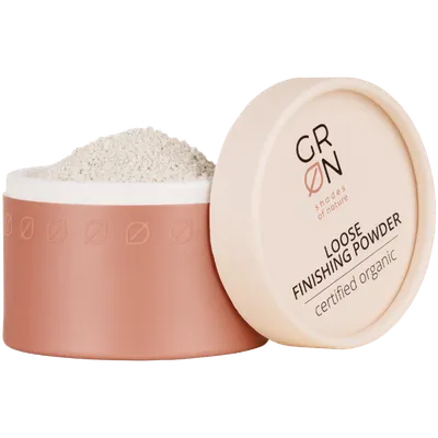 GRN - Shades of Nature (GRON) Loose Finishing Powder Snow White (Sypki puder wykańczający makijaż transparentny)