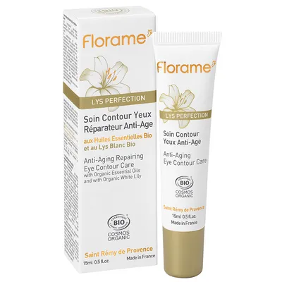 Florame Lys Perfection, Soin Contour des Yeux Reparateur (Odbudowujący krem pod oczy)