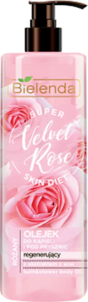 Bielenda Super Skin Diet, Regenerujący olejek do kąpieli i pod prysznic `Velvet Rose `