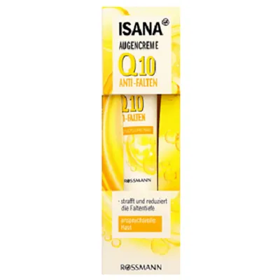 Isana Q10, Anti-falten Augencreme (Przeciwzmarszczkowy krem pod oczy)