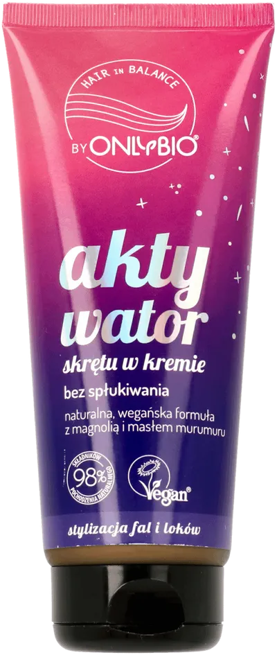 OnlyBio Hair in Balance, Aktywator skrętu do włosów w kremie bez spłukiwania