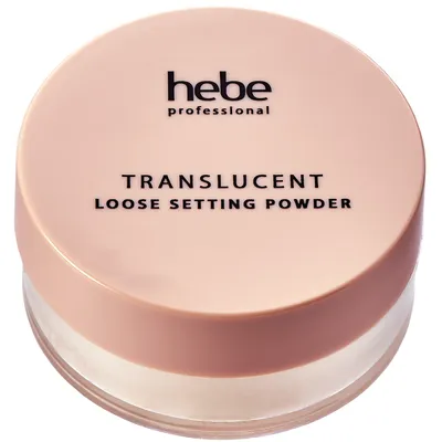 Hebe Professional, Translucent Loose Setting Powder (Transparentny sypki puder utrwalający)