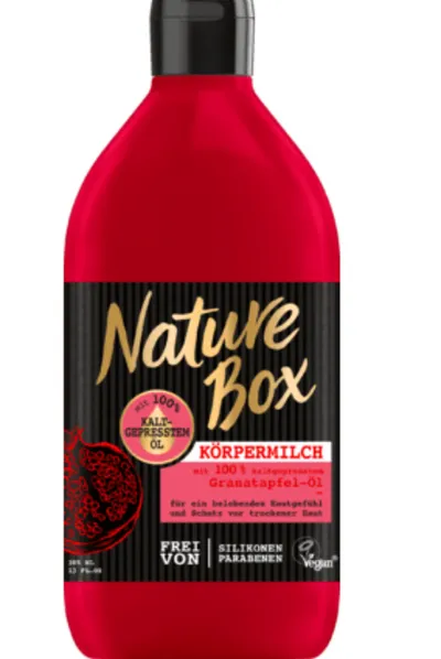 Nature Box Mleczko do ciała z olejem z granatu