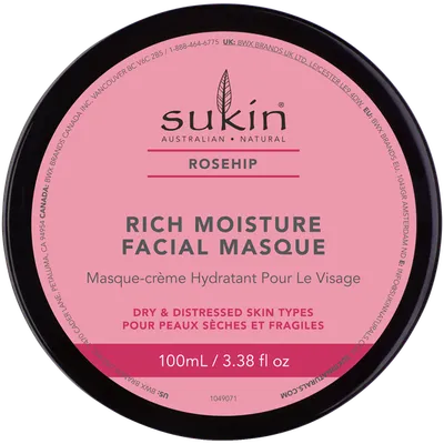 Sukin Rosehip Rich Moisture Facial Masque (Intensywnie nawilżająca maska do twarzy)