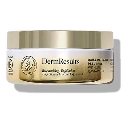 Arbonne Dermresults, Daily Radiance Peel Pads (Złuszczające płatki nadające blask z 2% wyciągiem z limonki kawiorowej)