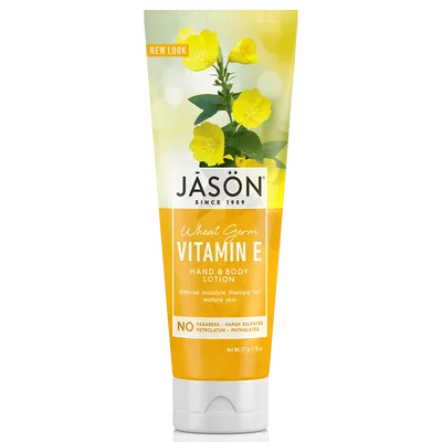 Jason Natural Revitalizing White Germ Vitamin E Pure Natural Hand & Body Lotion (Balsam do dłoni i ciała z witaminą E)