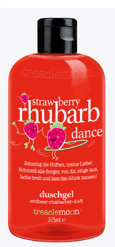 Treaclemoon Strawberry Rhubarb Dance Duschgel (Żel pod prysznic `Truskawki i rabarbar`)