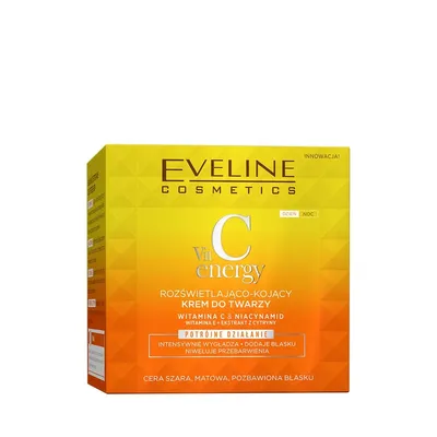 Eveline Cosmetics VitC Energy, Rozświetlająco-kojący krem do twarzy