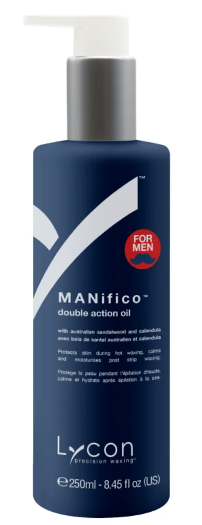 Lycon Manifico Double Action Oil (Olejek przed i po depilacji dla mężczyzn)