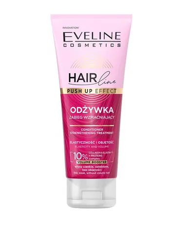 Eveline Cosmetics Hair Line, Push Up Effect, Odżywka zabieg wzmacniający