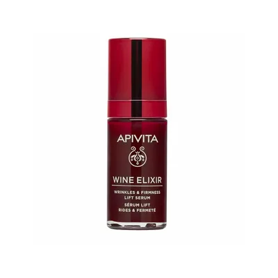 Apivita Wine Elixir Wrinkle & Firmness Lift Serum with Santorini Vine Polyphenols (Przeciwzmarszczkowe serum liftingujące z polifenolami winogron)