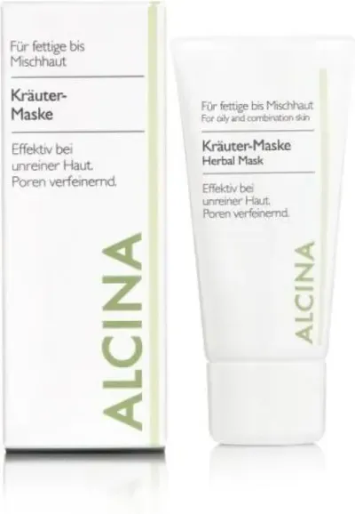 Alcina Herbal Mask for Oily Skin (Maseczka ziołowa przeciw błyszczeniu i rozszerzonym porom)