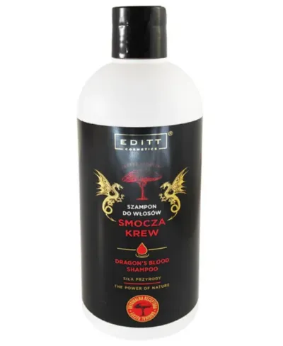 Editt Cosmetics Dragon's Blood Shampoo (Smocza krew, Odżywczy szampon do włosów)