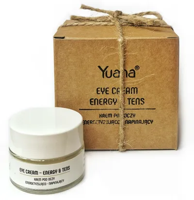 Yuana Energy & Tens Eye Cream (Naturalny krem pod oczy energetyzująco - napinający)
