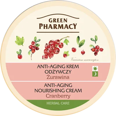 Green Pharmacy Odżywczy krem do twarzy anti - aging `Żurawina`