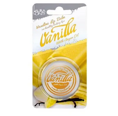 Laura Conti Vaseline Lip Balm Vanilla (Wazelinowy balsam do ust `Wanilia`)