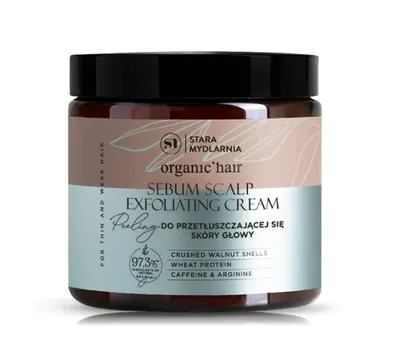 Stara Mydlarnia Organic Hair, Sebum Scalp Exfoliating Cream (Peeling do przetłuszczającej się skóry głowy)