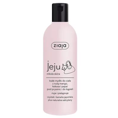 Ziaja Jeju, Białe mydło do ciała z nutą mango, kokosa i papai