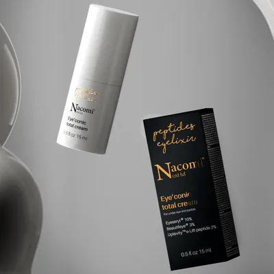 Nacomi Next Lvl, Peptides Eyelixir, Eye'conic Total Cream (Krem pod oczy)