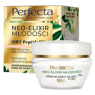 Perfecta Neo-Elixir Młodości, Przeciwzmarszczkowy krem na dzień i na noc 70+