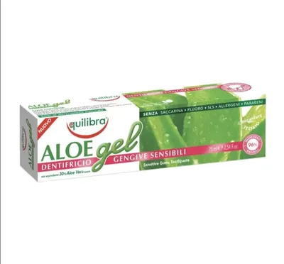 Equilibra Aloe Gel Dentifricio Gengive Sensibil (Żelowa pasta do wrażliwych zębów i dziąseł)