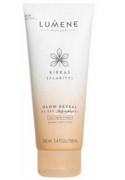 Lumene Kirkas [Clarity], Glow Reveal 60 Second Facial Mask (Rozświetlająca ekspresowa maska-peeling do twarzy)