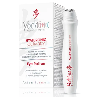 Jacques Battini Yochimu by Jacques Battini, Hyaluronic Activator, Deep Moisturizing + Anti-aging Therapy Innovative Eye Contour Lotion (Nawilżający lotion roll-on do skóry wokół oczu)